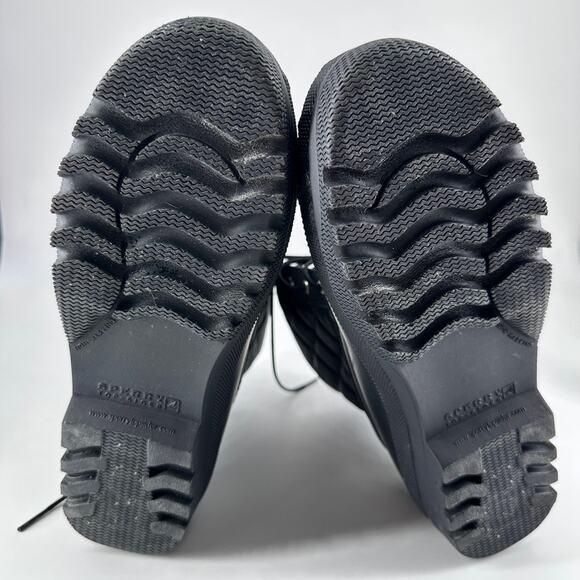 Sperry Black Quilted Duck Boots Women’s Size 9 Waterproof Winter Snow - Picture 7 of 11